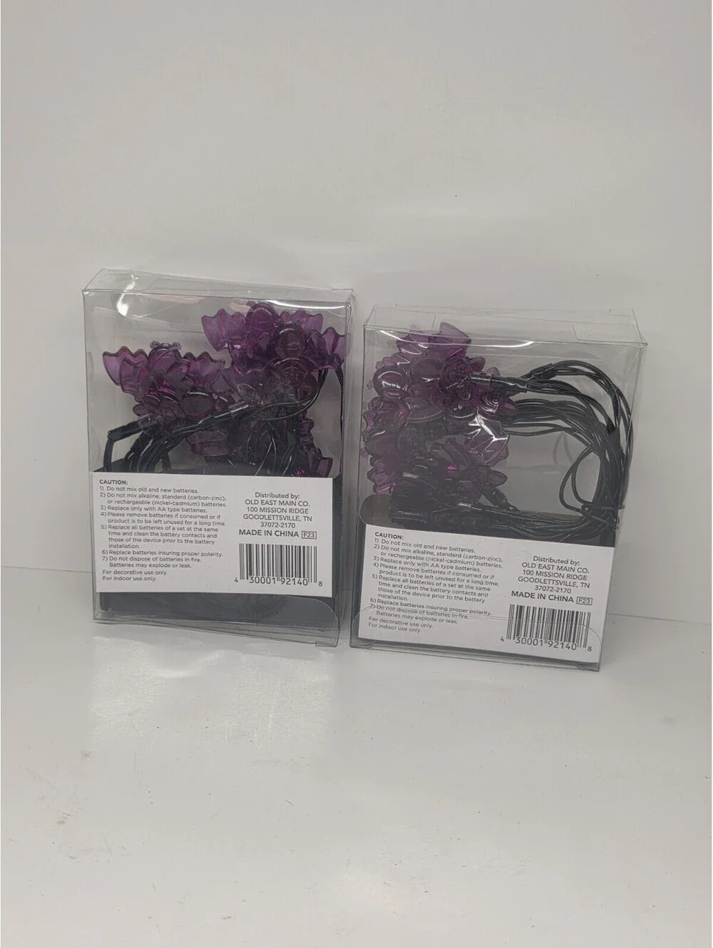Halloween 10 Count Battery Operated Bat Lights - New 2 Pack